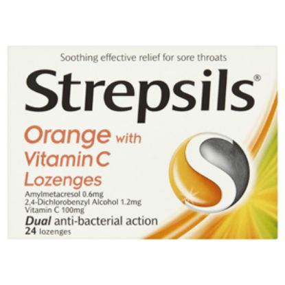 Picture of STREPSILS Orange with Vitamin C x12